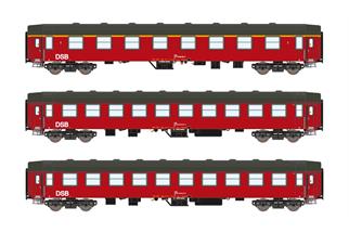 ASM N DSB Reisezugwagen-Set UIC-Y A/B/B, Ep. IV, 3-tlg.