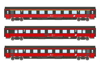 ASM N ÖBB Reisezug-Wagenset 3 EC 64 Mozart, Ep. V, 3-tlg. ASM N ÖBB Reisezug-Wagenset 3 EC 64 Mozart, Ep. V, 3-tlg.