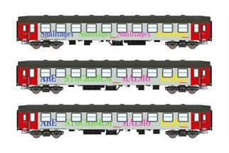 ASM N Snälltåget Liegewagen-Set UIC-Y Bc/Bc/Bc, Ep. V-VI, 3-tlg.
