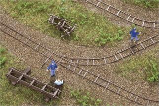 Auhagen TT Feldbahngleis-Attrappen