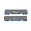 B-Models H0 CFL Cargo Schiebeplanenwagen-Set Rils, 2-tlg.