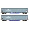 B-Models H0 EuroLuxCargo Schiebeplanenwagen-Set B Rils, 2-tlg.