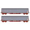 B-Models H0 France Wagons Schiebeplanenwagen-Set A Rils, 2-tlg.