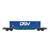 B-Models H0 Lineas Containertragwagen Sgns, 45'-Container DSV