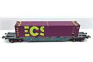 B-Models H0 Lineas Containertragwagen Sgns, 45'-Container ECS