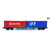 B-Models H0 SNCB Containertragwagen Sgns, InterBulk/IFF