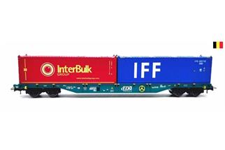 B-Models H0 SNCB Containertragwagen Sgns, InterBulk/IFF