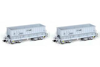 B-Models H0 SNCB Schüttgutwagen-Set A, CAIB, 2-tlg.