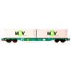 B-Models H0 TRWBE Containertragwagen Sgns Move Intermodal