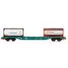 B-Models H0 TRWBE Containertragwagen Sgns, Solvay/Eurotainer