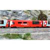 Bemo H0 (AC) RhB Servicewagen WRp 3832, Glacier Express GEX