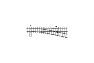 Bemo H0m Code 83 Weiche rechts 162,3 mm Radius 515, 12°