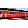 Bemo H0m RhB Einheitswagen II A 1270, rot