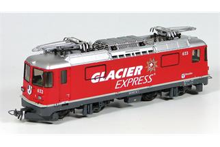 Bemo H0m RhB Elektrolok Ge 4/4 II 623 Bonaduz, Glacier Express