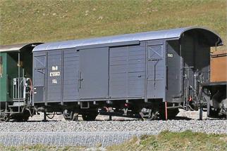 Bemo H0m RhB Nostalgie-Güterwagen K1 5563, grau - Jahreswagen 2026