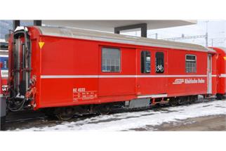 Bemo H0m RhB Packwagen DZ 4232 rot