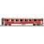 Bemo H0m RhB Personenwagen EW II A 1266, rot