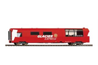 Bemo H0m RhB Servicewagen WRp 3832, Glacier Express GEX