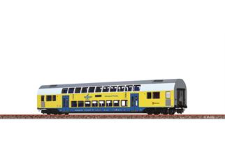 Brawa H0 (AC Digital) Metronom Doppelstock-Ergänzungswagen, 2. Klasse, Ep. VI