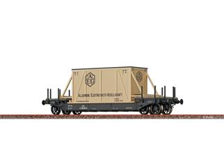 Brawa H0 (AC) kkStB Tiefladewagen Ja, AG, Ep. I