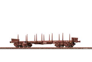 Brawa H0 (AC) SNCB Flachwagen Rmmns, Ep. IV
