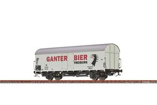 Brawa H0 DB Kühlwagen Tnfs 38, Ganter Bier Freiburg, Ep. III