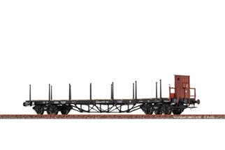Brawa H0 KPEV Drehgestellflachwagen SSlm, Ep. I