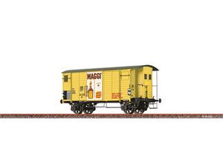 Brawa H0 SBB gedeckter Güterwagen K2, Maggi, Ep. II