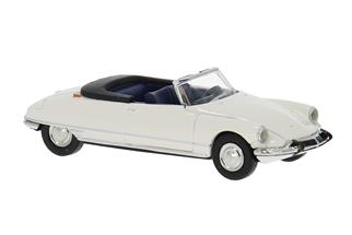 Brekina H0 Citroen DS 19 Cabriolet, weiss, 1963