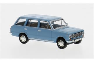 Brekina H0 Fiat 124 Familiare, hellblau, 1966
