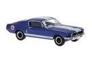 Brekina H0 Ford Mustang, blau/weiss, 1968, Shelby