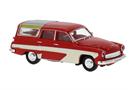 Brekina H0 Wartburg 311 Camping, rot/weiss, 1959