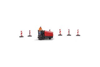 Busch H0 Action Set Asphaltfräse