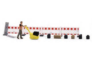 Busch H0 Action Set: Profi an Rüttelplatte