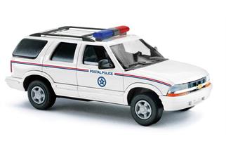 Busch H0 Chevrolet Blazer Facelift, US Postal Police