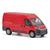 Busch H0 Citroen Jumper Kastenwagen, rot