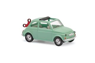 Busch H0 Fiat 500 mit Aufziehschlüssel