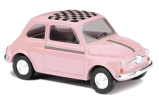 Busch H0 Fiat 500, Pretty in Pink