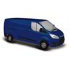 Busch H0 Ford Transit Custom Kastenwagen, blau