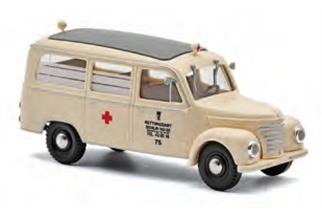 Busch H0 Framo V901/2 Bus, Rettungsdienst Berlin