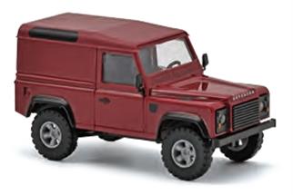 Busch H0 Land Rover Defender 90, rot