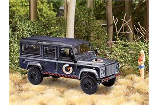 Busch H0 Land Rover Defender, Geocaching Cachemobil