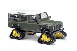 Busch H0 Landrover Defender mit Raupenantrieb