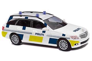 Busch H0 MB C-Klasse T-Modell, Polizei Dänemark