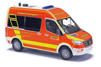 Busch H0 MB Sprinter kurz, Feuerwehr Wuppertal