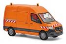 Busch H0 MB Sprinter kurz, orange