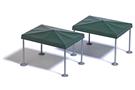 Busch H0 Mini-Ausgestaltungs-Set: Party Pavillions (Inhalt: 2 Stk.)