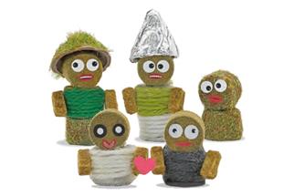 Busch H0 Strohballen-Figuren