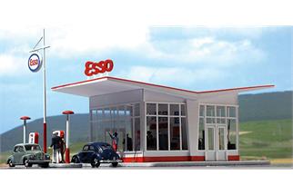 Busch H0 Tankstelle Esso