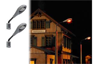 Busch H0/TT Wandleuchte, gelb (Inhalt: 2 Stk.)